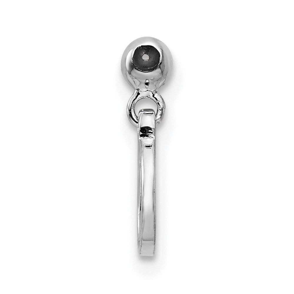 Sterlingsilber Mio Memento Rhodiniert Goldfarben Hängend Scorpio Charm