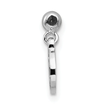 Sterlingsilber Mio Memento Rhodiniert Goldfarben Hängend Gemini Charm