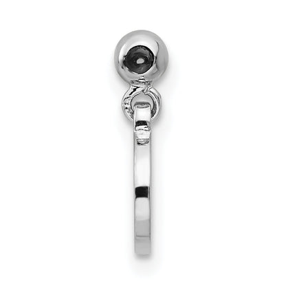 Sterlingsilber Mio Memento Rhodiniert Goldfarben Hängend Libra Charm