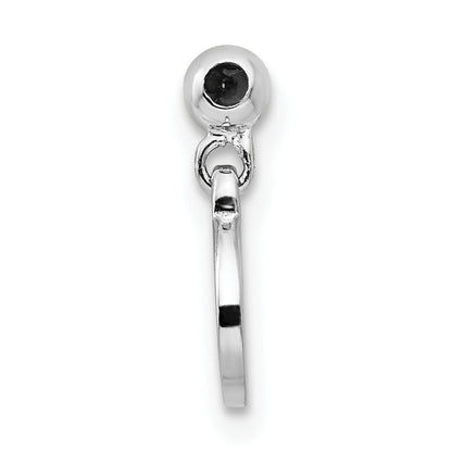 Sterlingsilber Mio Memento Rhodiniert Goldfarben Hängend Cancer Charm