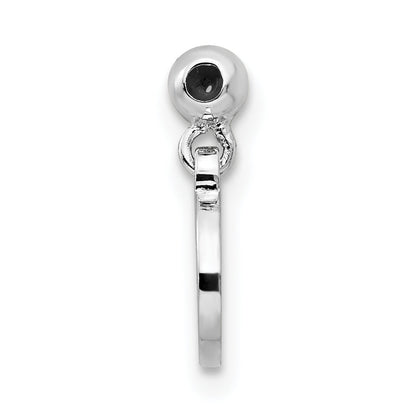 Sterlingsilber Mio Memento Rhodiniert Goldfarben Hängend Aquarius Charm