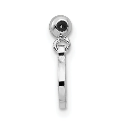 Sterlingsilber Mio Memento Rhodiniert Goldfarben Capricorn Charm