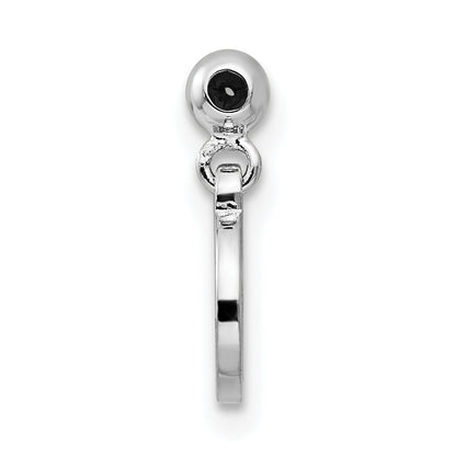Sterlingsilber Mio Memento Rhodiniert Goldfarben Hängend Taurus Charm