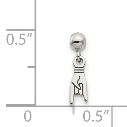 Sterlingsilber Mio Memento Hängend Hand Charm