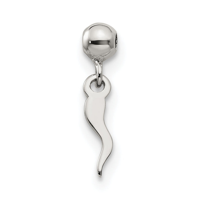 Sterlingsilber Mio Memento Hängend Italienisch Horn Symbol Charm