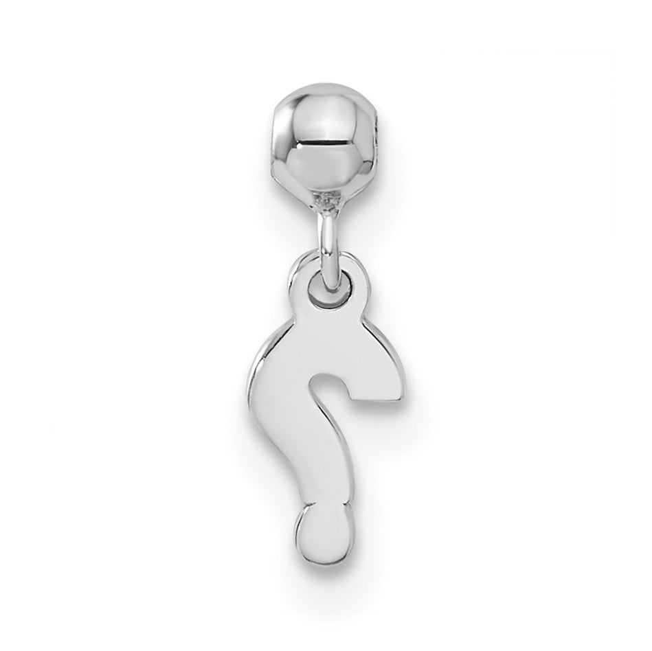 Sterlingsilber Mio Memento Hängend Question Mark Charm
