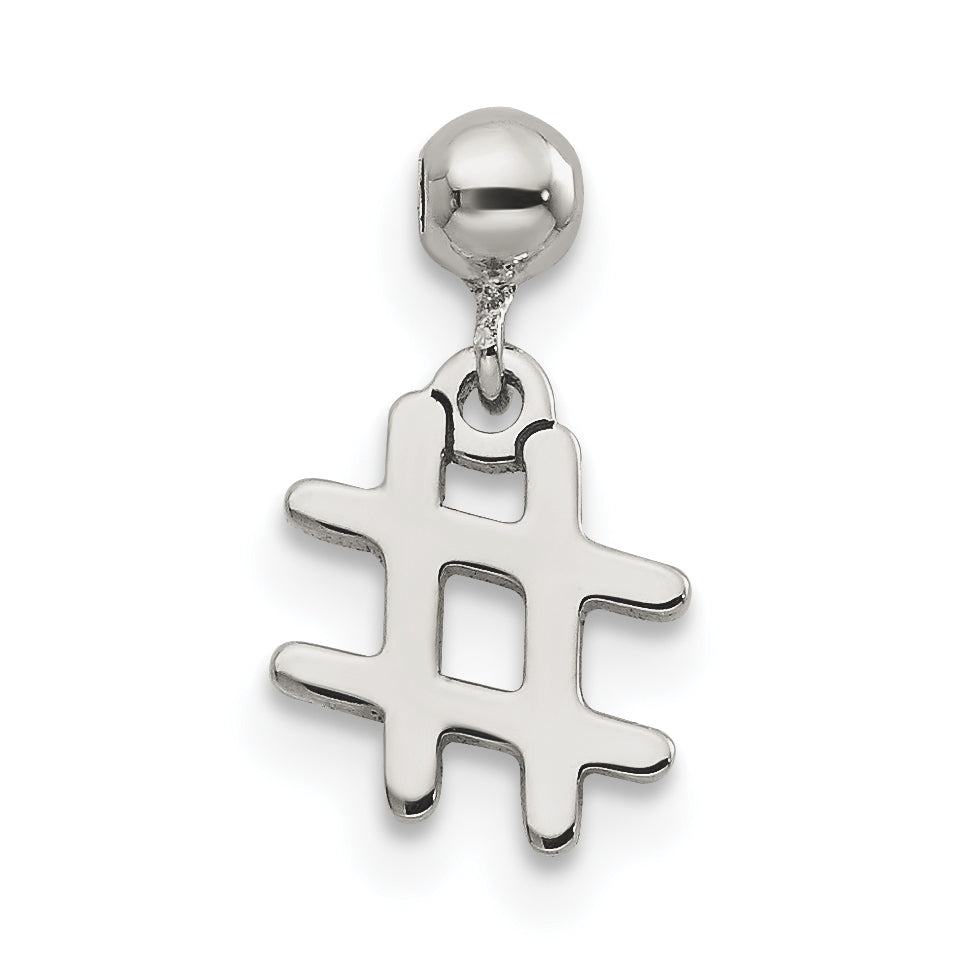 Sterlingsilber Mio Memento Hängend # Charm