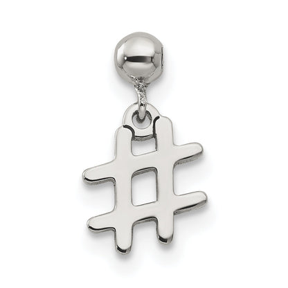 Sterlingsilber Mio Memento Hängend # Charm