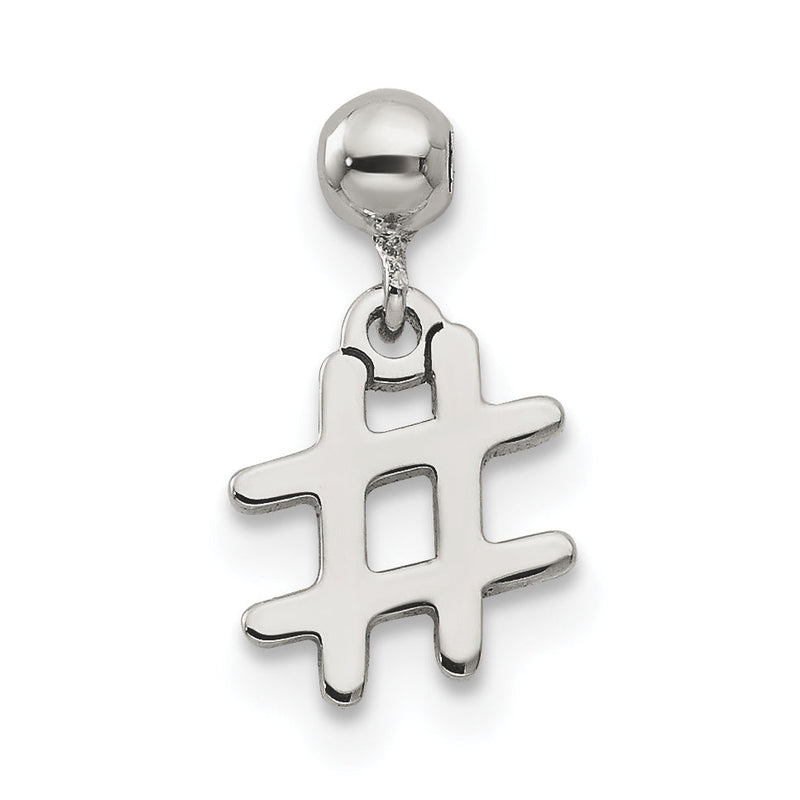 Sterlingsilber Mio Memento Hängend # Charm