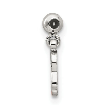 Sterlingsilber Mio Memento Emaille Hängend Ballett Shoes Charm