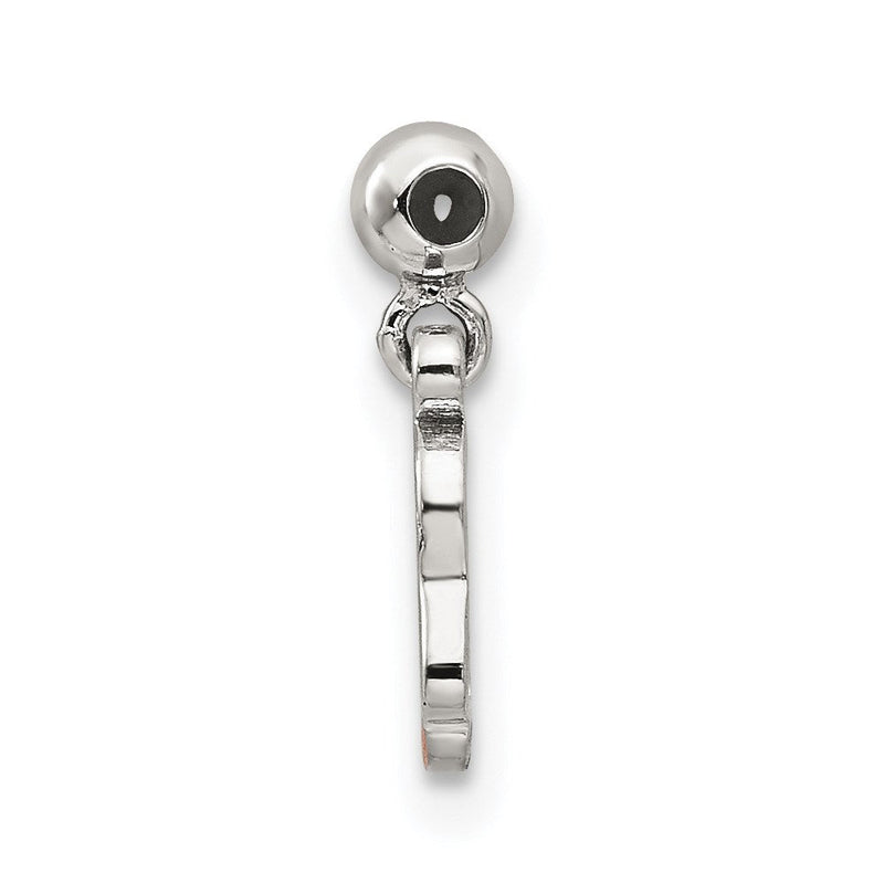 Sterlingsilber Mio Memento Emaille Hängend Ballett Shoes Charm
