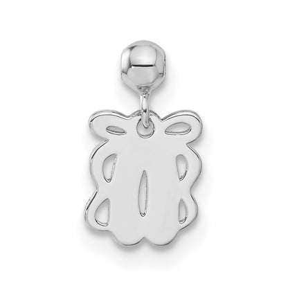 Sterlingsilber Mio Memento Emaille Hängend Ballett Shoes Charm