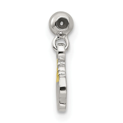 Sterlingsilber Mio Memento Goldfarben Hängend Baby Bottle Charm