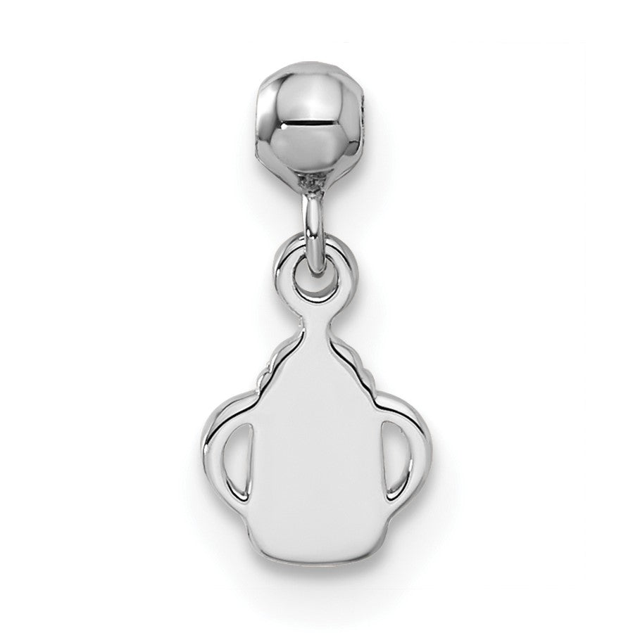 Sterlingsilber Mio Memento Goldfarben Hängend Baby Bottle Charm