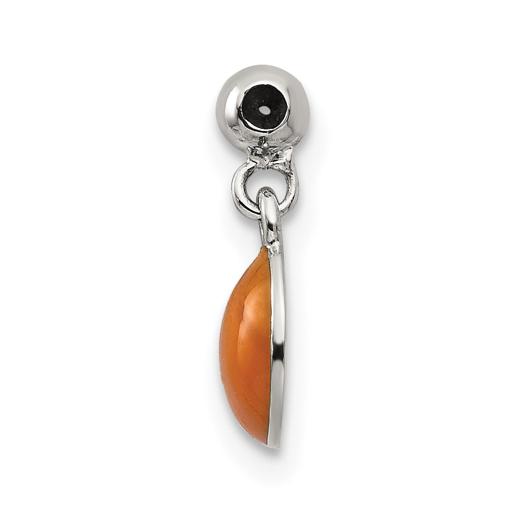 Sterlingsilber Mio Memento Emaille Hängend Korb Kugel Charm