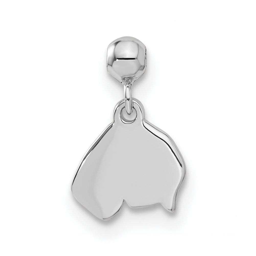 Sterlingsilber Mio Memento Hängend Hund Charm