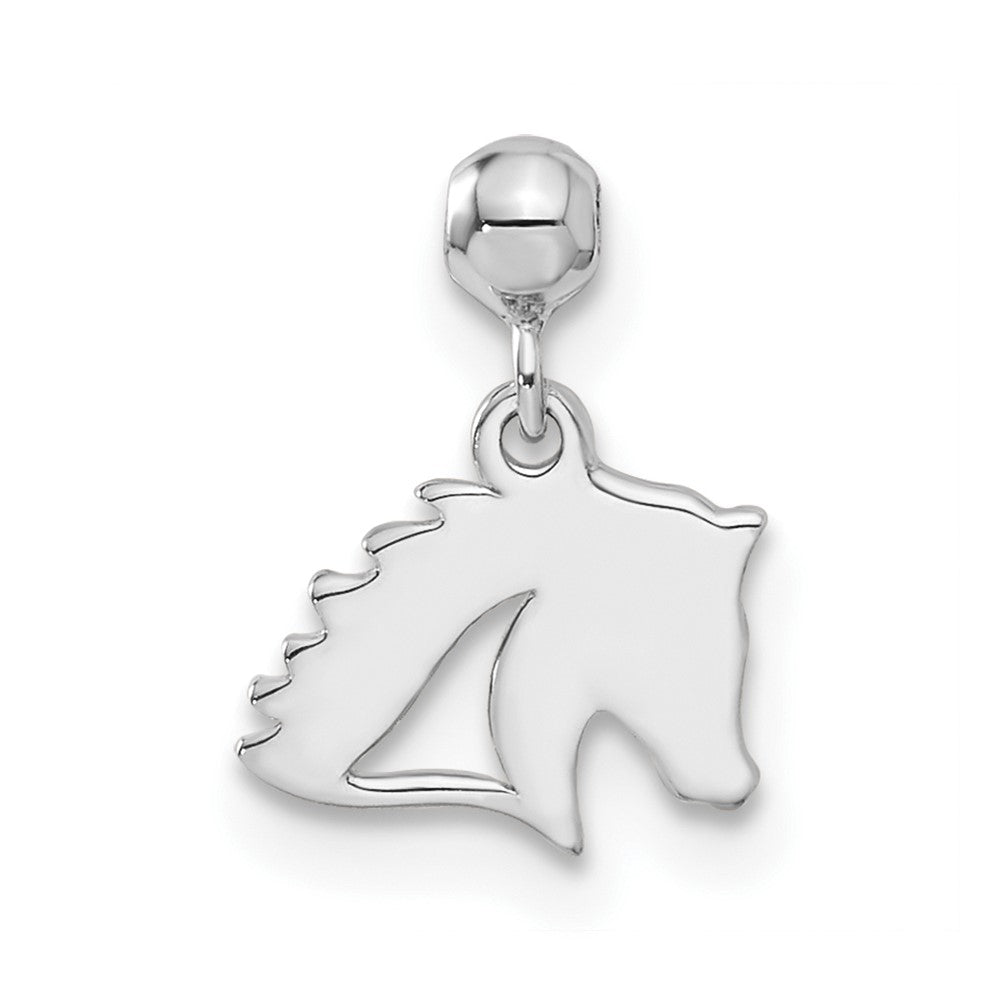 Sterlingsilber Mio Memento Hängend Pferd Charm