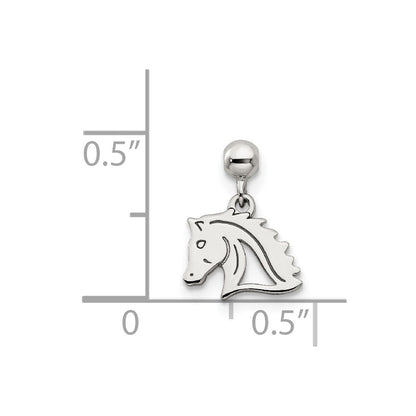 Sterlingsilber Mio Memento Hängend Pferd Charm