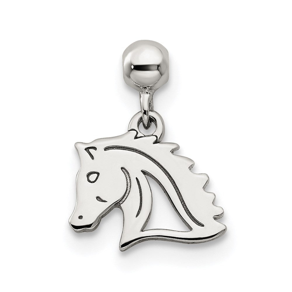 Sterlingsilber Mio Memento Hängend Pferd Charm
