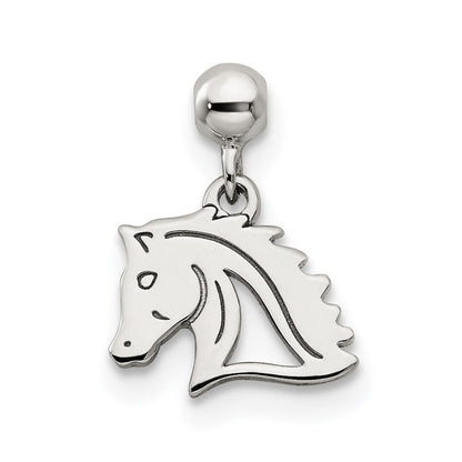 Sterlingsilber Mio Memento Hängend Pferd Charm