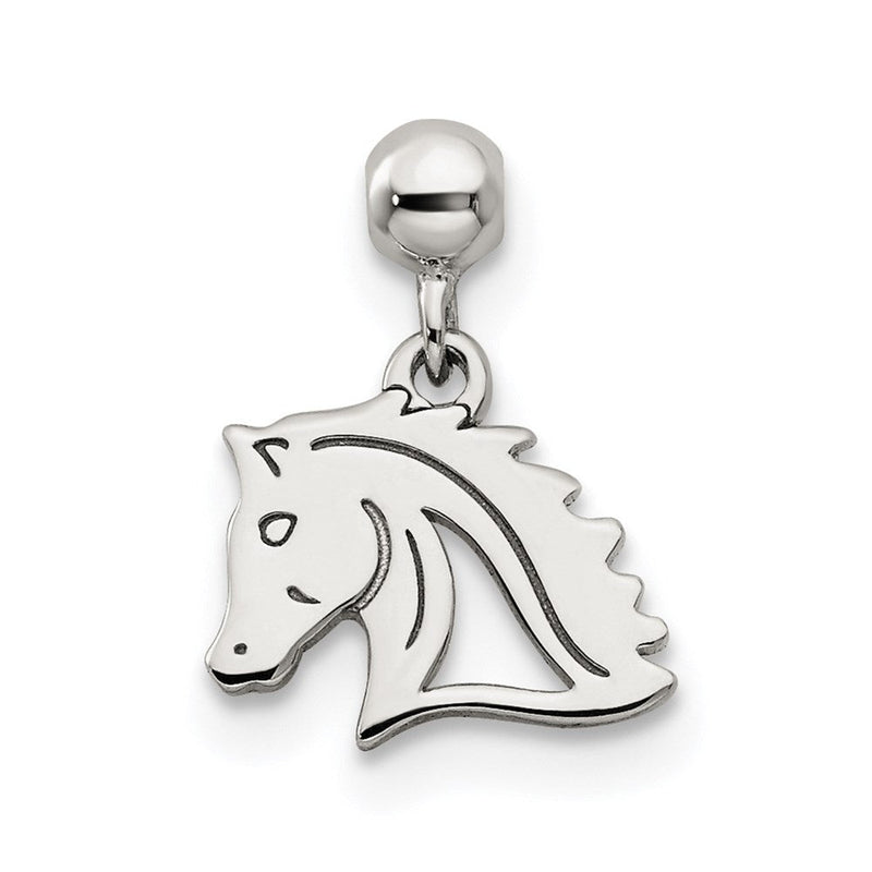 Sterlingsilber Mio Memento Hängend Pferd Charm