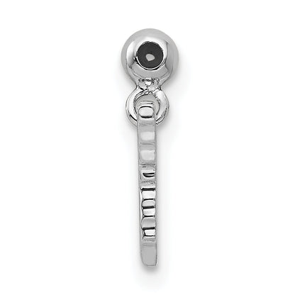 Sterlingsilber Mio Memento Rhodiniert Roséfarben Emaille Mistletoe Charm