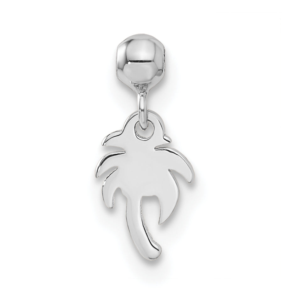 Sterlingsilber Mio Memento Hängend Palme Baum Charm