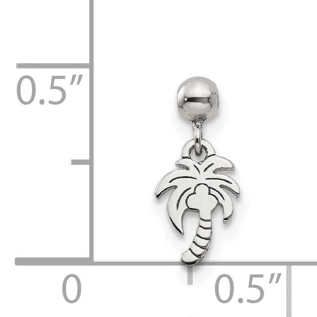 Sterlingsilber Mio Memento Hängend Palme Baum Charm