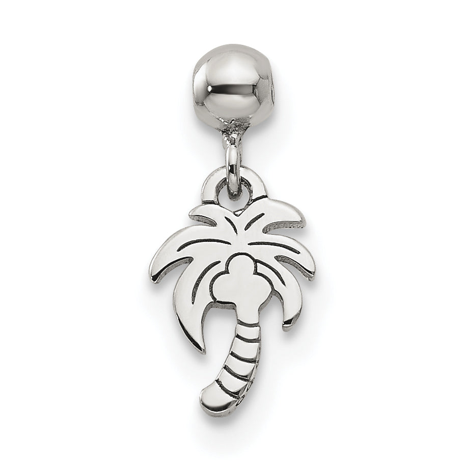 Sterlingsilber Mio Memento Hängend Palme Baum Charm