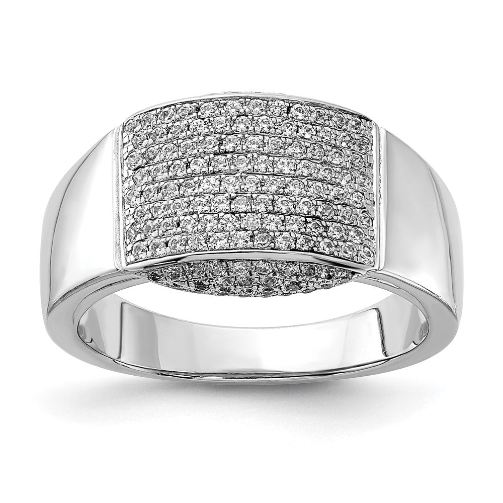 Sterlingsilber & Zirkonia Brillant Glut Ring