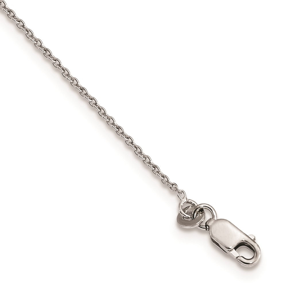 Sterlingsilber Brillant Glut Rhodiniert 67 Stein 18 Zoll Mikro Pavé Zirkonia Flügel Halskette mit 2 Verlängerung