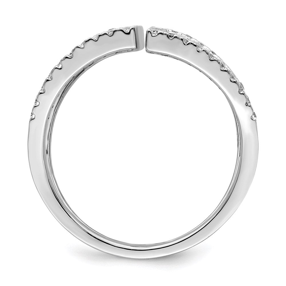 Sterlingsilber Brillant Glut Rhodiniert 62 Stein Mikro Pavé Zirkonia Ring