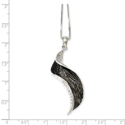 Sterlingsilber & Zirkonia Halskette
