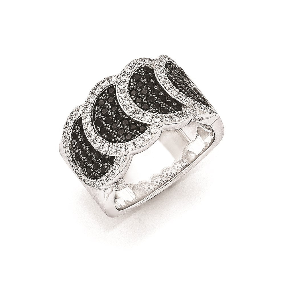 Sterlingsilber & Zirkonia True Feuer Ring
