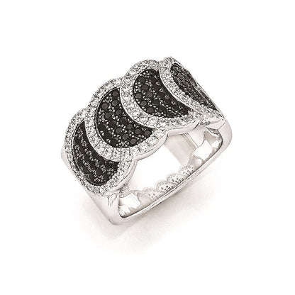 Sterlingsilber & Zirkonia True Feuer Ring