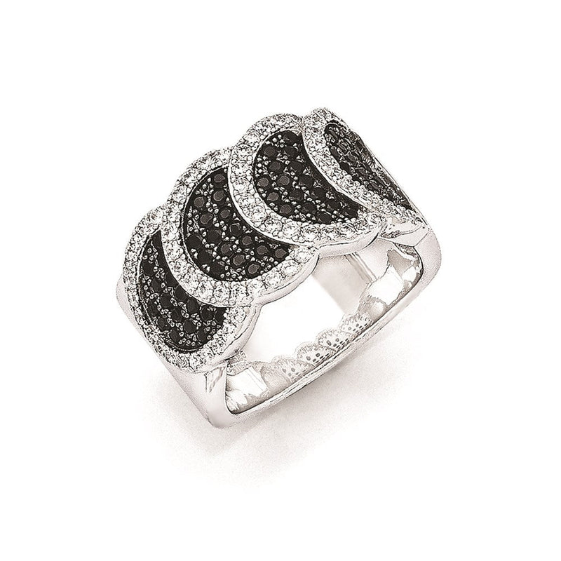 Sterlingsilber & Zirkonia True Feuer Ring