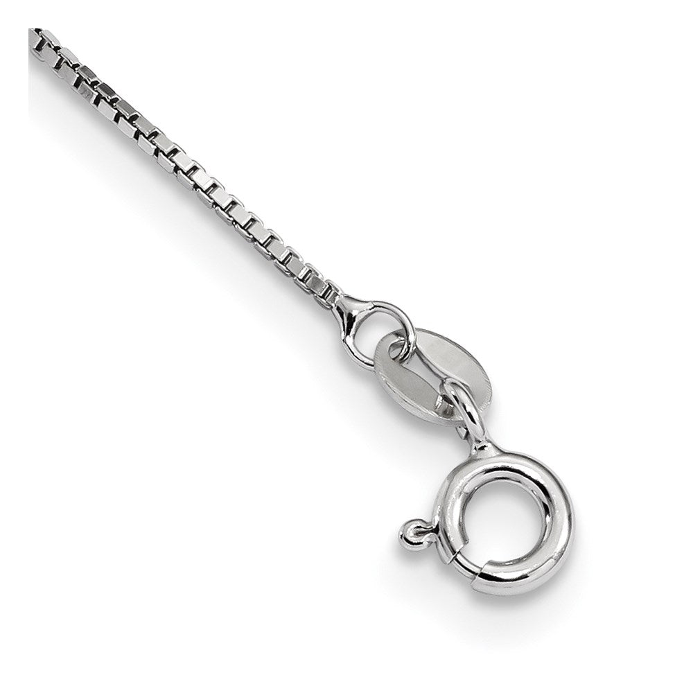 Sterlingsilber Rhodiniert Zirkonia Brillant Glut Kreuz Halskette