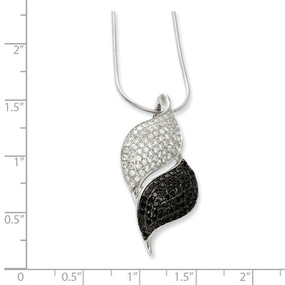 Sterlingsilber & Zirkonia Halskette