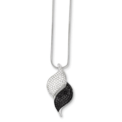 Sterlingsilber & Zirkonia Halskette