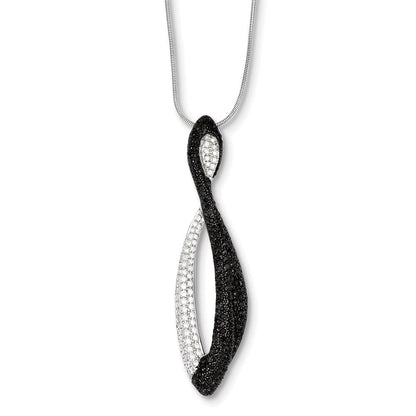Sterlingsilber & Zirkonia Halskette