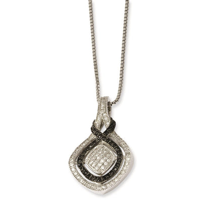 Sterlingsilber Ss Rhodiniert Zirkonia True Feuer Halskette