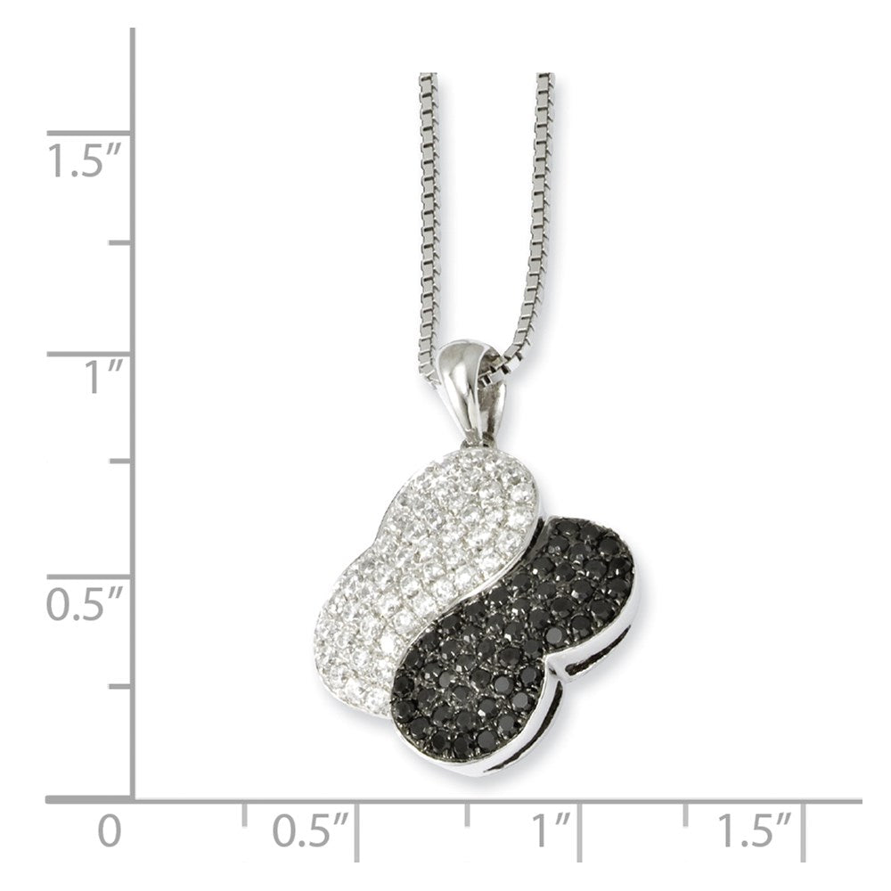 Sterlingsilber & Zirkonia Halskette