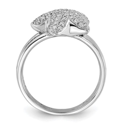 Sterlingsilber & Zirkonia Stern Ring