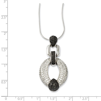 Sterlingsilber & Zirkonia Halskette