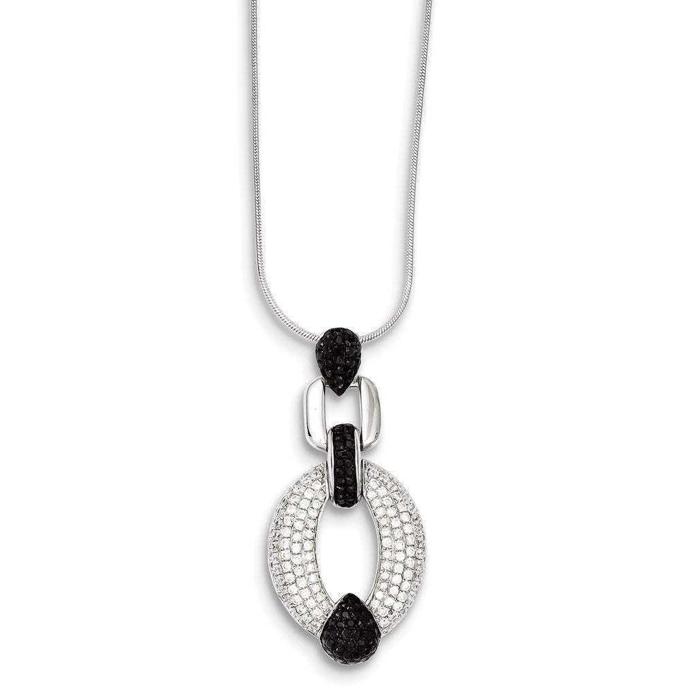 Sterlingsilber & Zirkonia Halskette