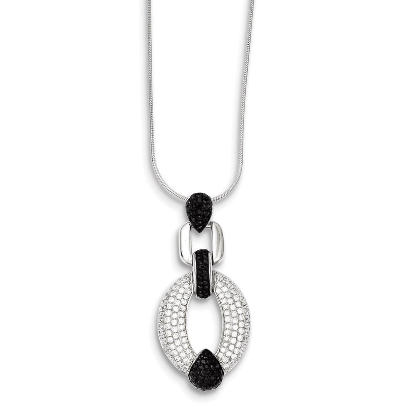 Sterlingsilber & Zirkonia Halskette