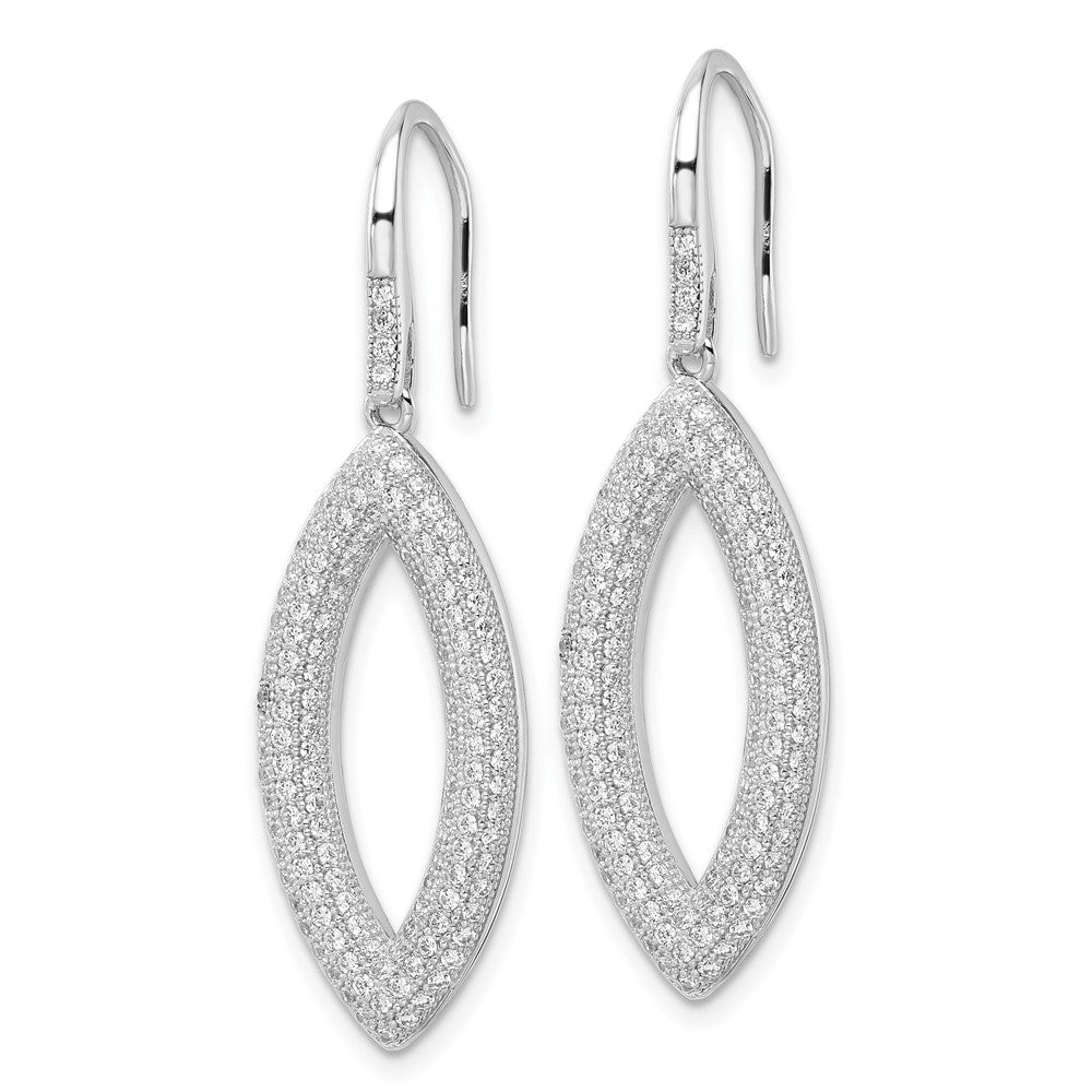 Sterlingsilber & Zirkonia Brillant Glut Ohrhänger