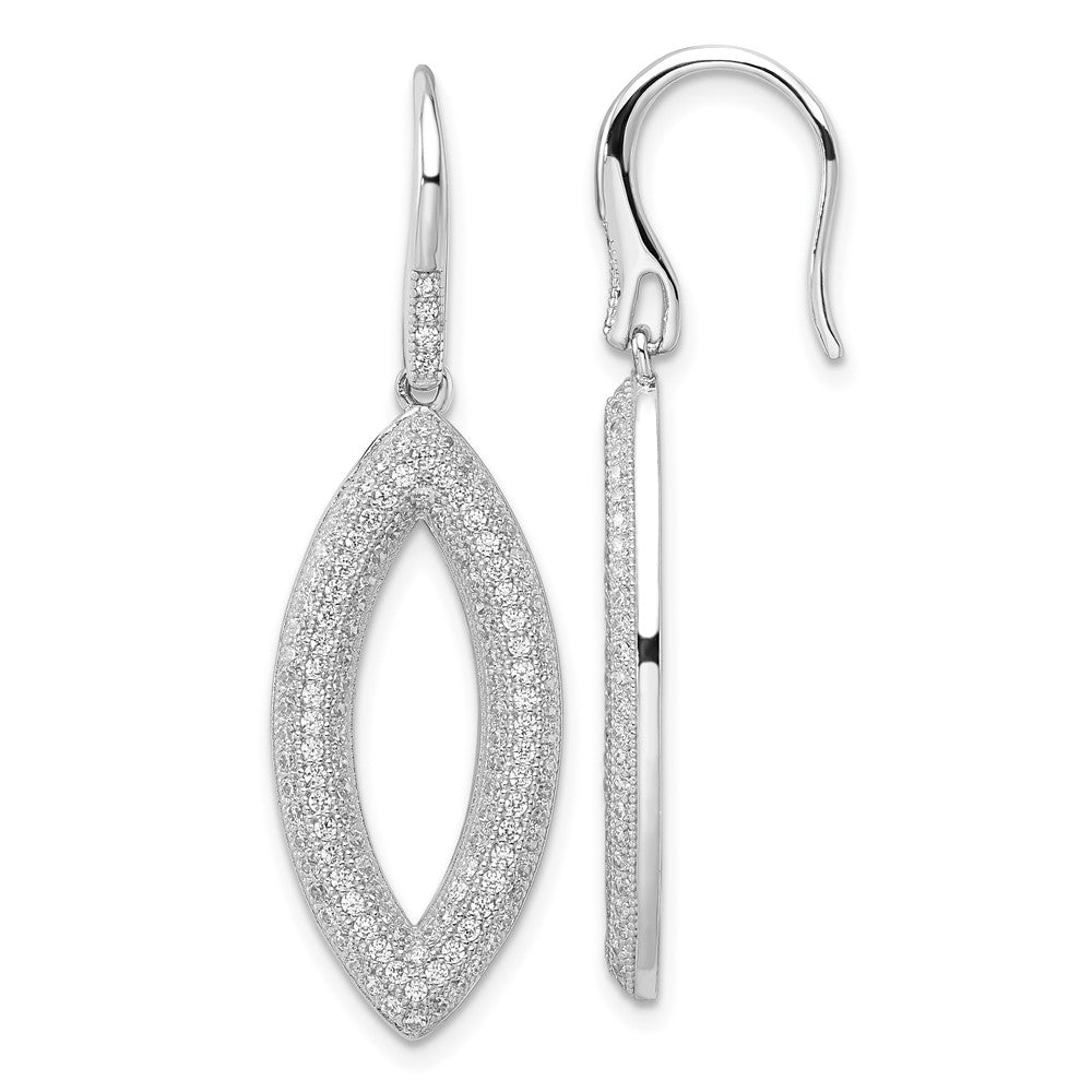 Sterlingsilber & Zirkonia Brillant Glut Ohrhänger