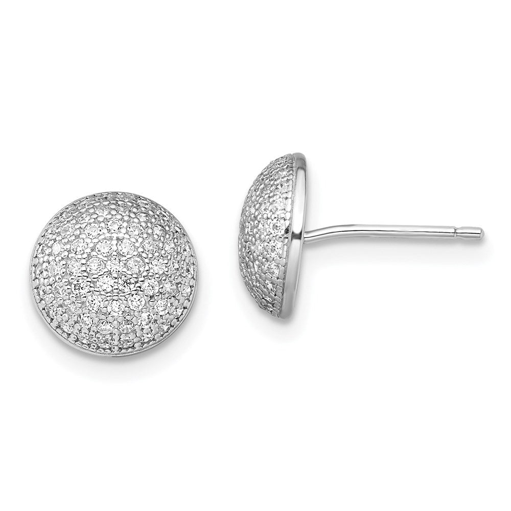 Sterlingsilber Brillant Glut Rhodiniert 118 Stein Mikro Pavé‚äö Zirkonia Ohrstecker