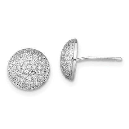 Sterlingsilber Brillant Glut Rhodiniert 118 Stein Mikro Pavé‚äö Zirkonia Ohrstecker